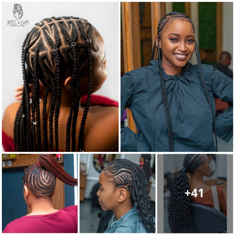 41 PHOTOS: Professional African braid ideas for ladies 