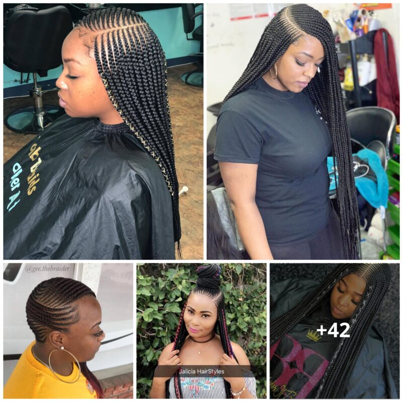 High-end braided hairstyles β