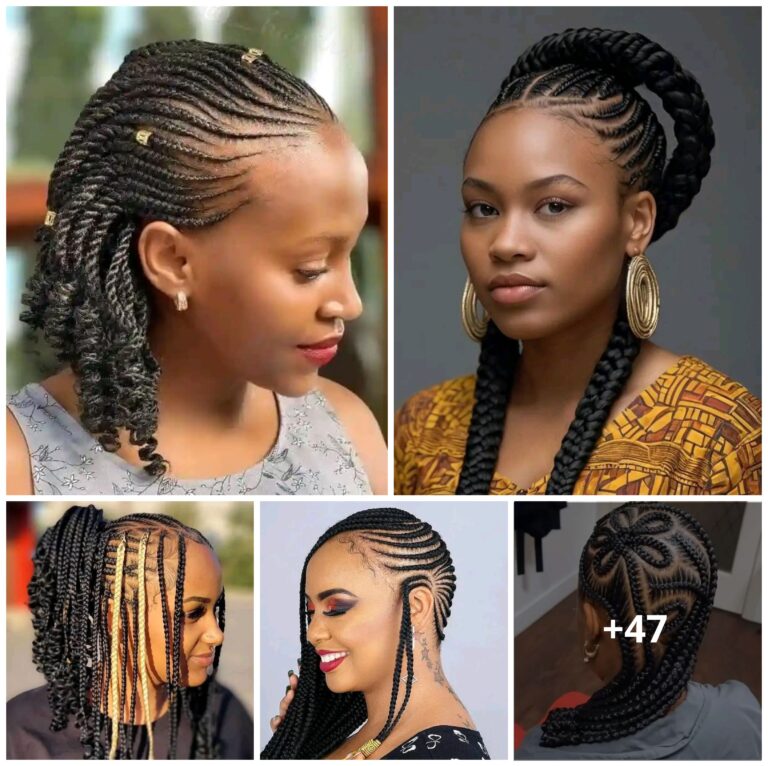 47 PHOTOS: Cornrow braid designs + Knotless braids styles ‎