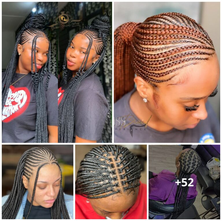 52 PHOTOS: Cornrow braid designs – Knotless braids styles ‎