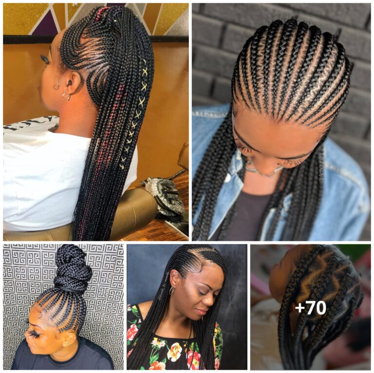 70 PHOTOS: Premium knotless braid patterns ‎