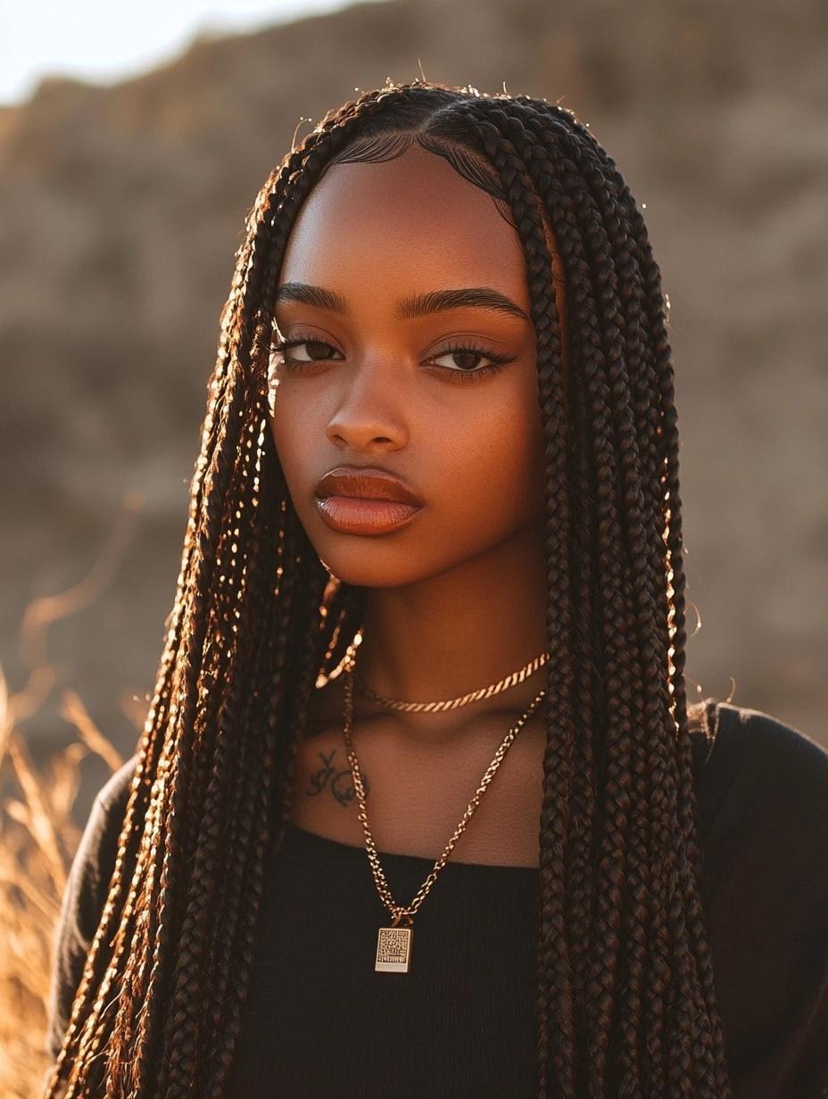 Long Box Braids: Stylish and Protective Hairstyle Ideas for Every Occasion