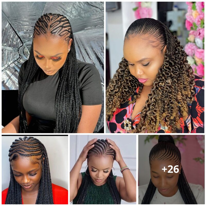 26 PHOTOS: Professional cornrow hairstyles for events ‎
