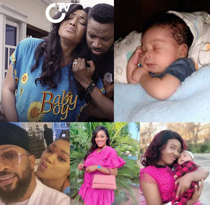 It appears that Nollywood actor Frederick Leonard and his wife, Peggy Ovire, have welcomed a baby boy. This happy news has been celebrated with congratulations and well-wishes for the family. Many have expressed joy over the arrival of the baby, and blessings are extended to those offering congratulations.