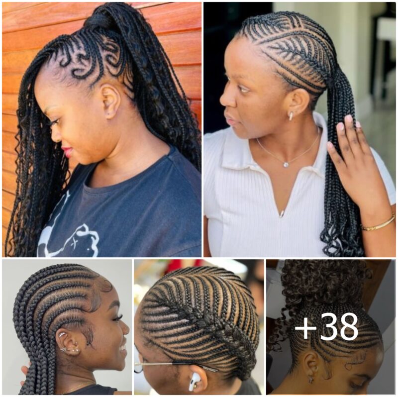 38 PHOTOS: Cornrow braid designs – Ghana braid styles 