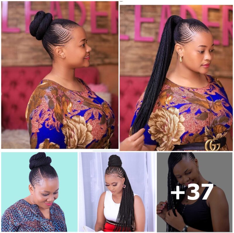 37 PHOTOS: Professional cornrow hairstyles for events 
