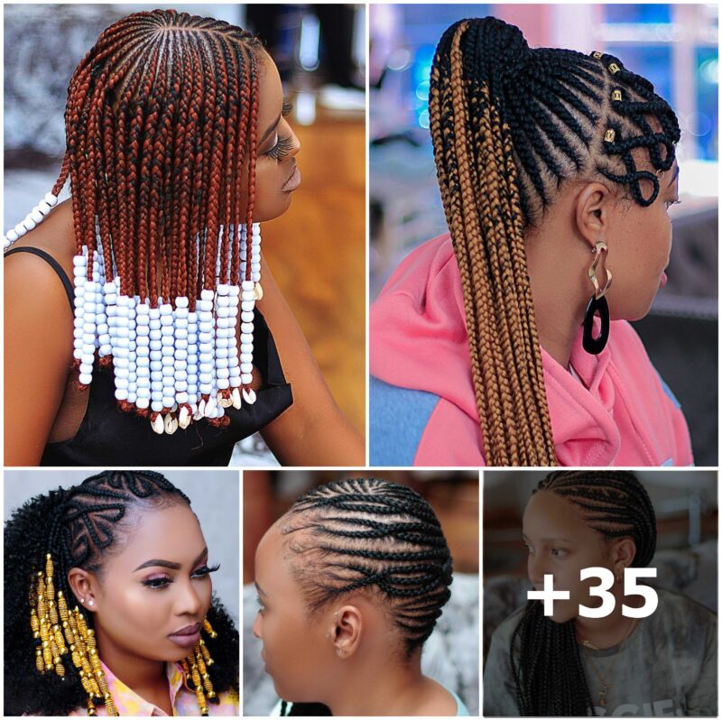 35 PHOTOS: Professional Ghana Braids Hairstyles