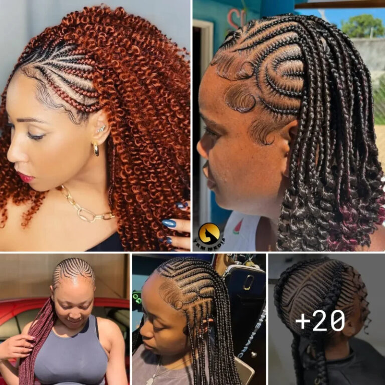 20 PHOTOS: Cornrow braid designs – Knotless braid styles ‎