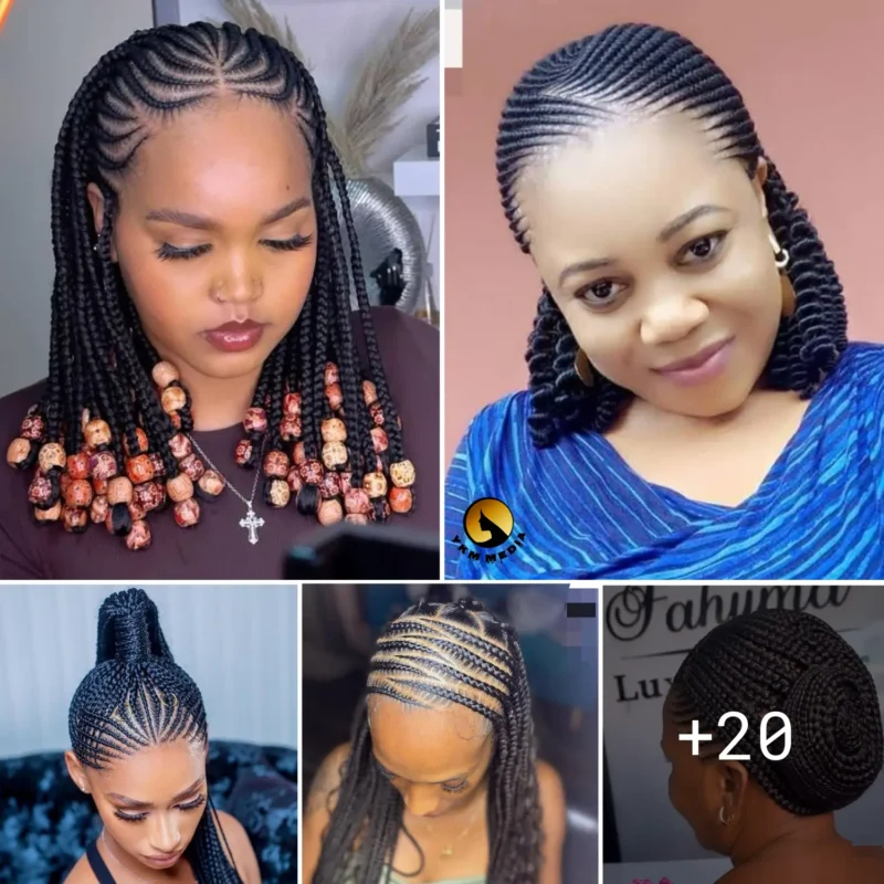 20 PHOTOS: Professional cornrow hairstyles for events