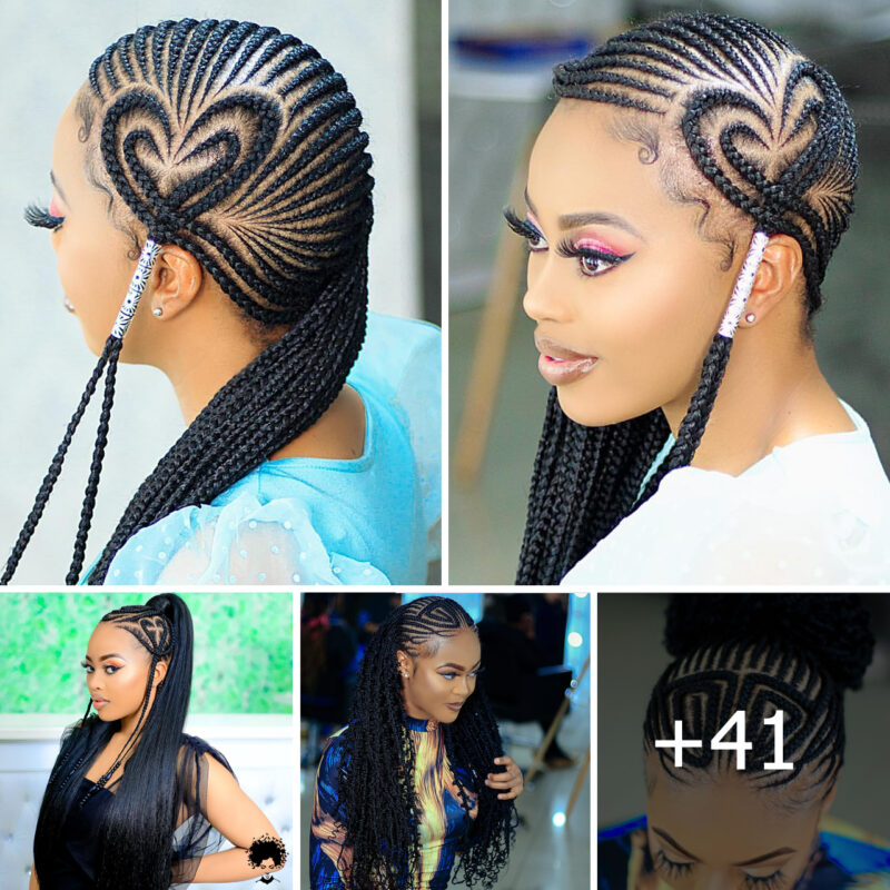 +41 PHOTOS: Professional cornrow hairstyles & Knotless braids 