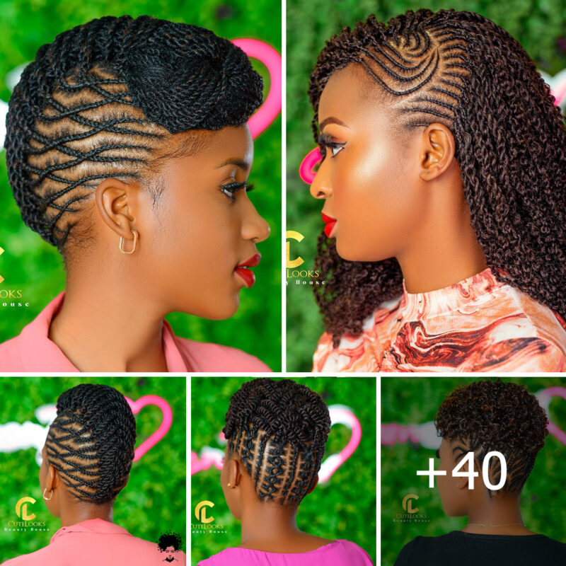 +40 PHOTOS: Cornrow braid designs + Box braids hairstyles ‎