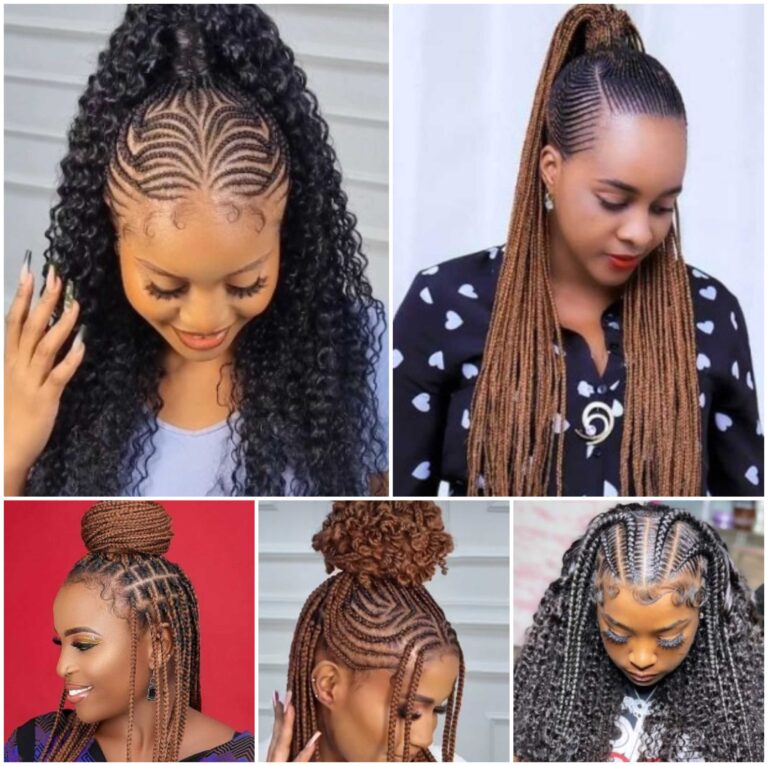 35 PHOTOS: Professional cornrow hairstyles + Knotless braids ‎