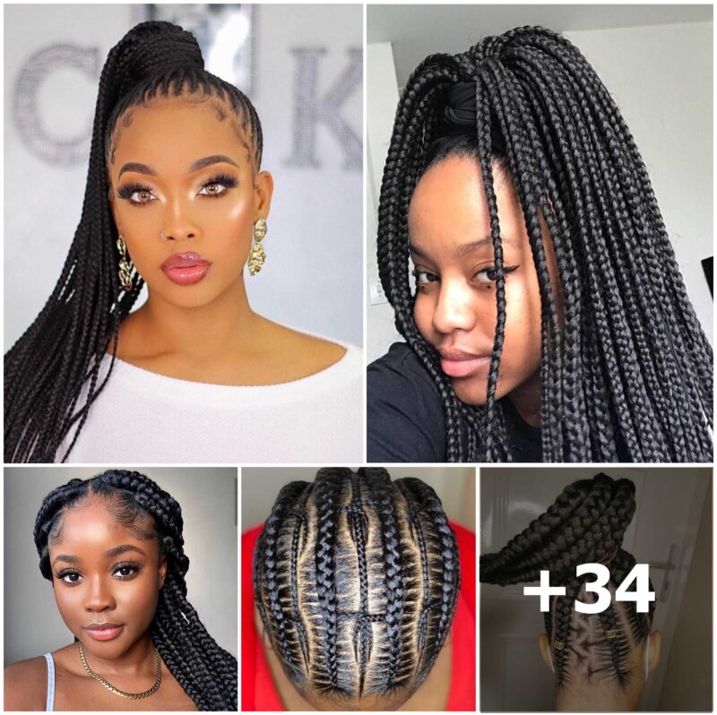 +34 PHOTOS: Premium knotless braid patterns 
