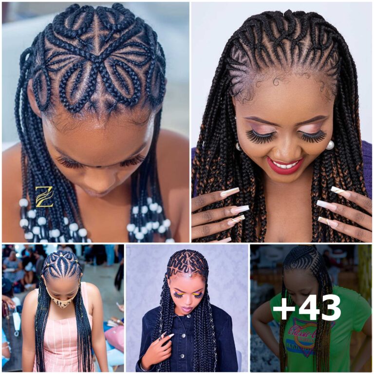 +43 PHOTOS: Cornrow braid designs and Knotless braids styles ‎